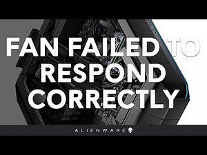 Fan failed to respond correctly (2000-0511) Alienware Area-51 Liquid Cooling Unit