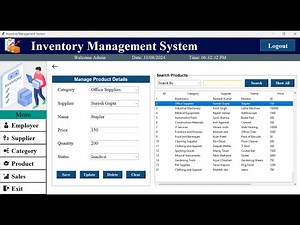7. How to Manage Products in Your Inventory System | Python Tkinter & MySQL Tutorial