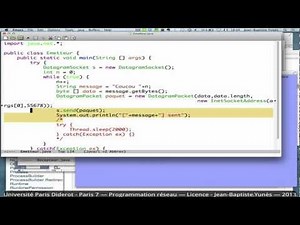 Cours programmation socket (réseau) n°3 - Thread, UDP, Java