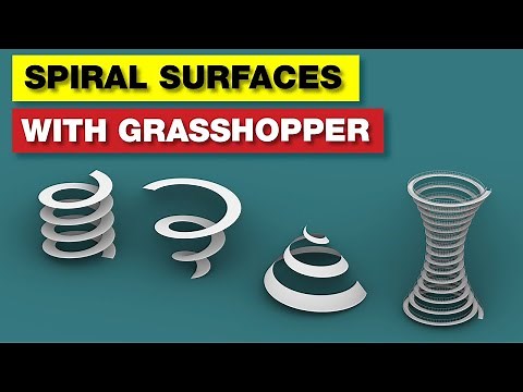 Grasshopper Tutorial | Spiral Surfaces