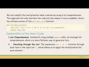 Simplifying Your Multiplication Table Generation in Python