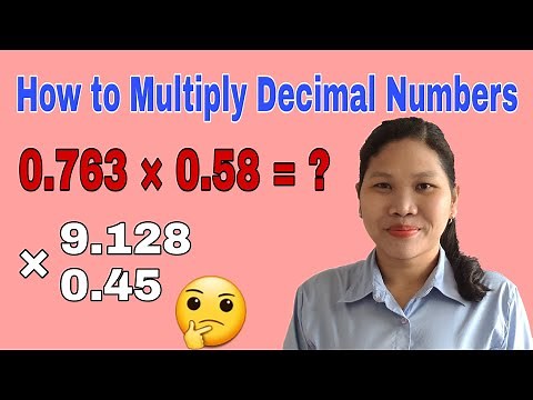 HOW TO MULTIPLY DECIMAL NUMBERS