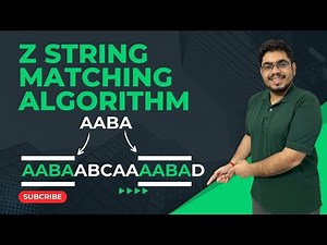 Coding Interview Patterns Z Algorithm - Matching Patterns in A String