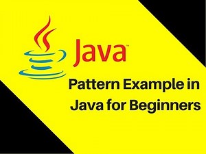 5.11 Pattern Example in Java for Beginners Tutorial | Lecture