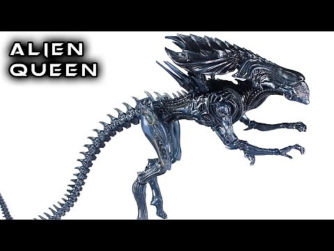 Hiya Toys ALIEN QUEEN & Battle Damage Version AVP Xenomorph Action Figure Review
