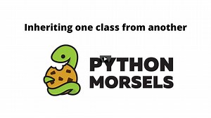 Inheriting one class from another