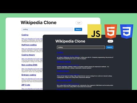 Building a Wikipedia Clone: The Ultimate HTML, CSS, and JavaScript Project