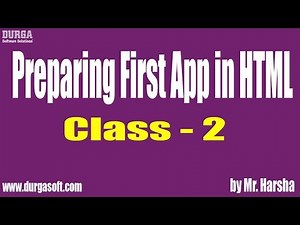 Learn HTML, CSS, JavaScript, Bootstrap Tutorial Online Training | Class - 2 | by Harsha Sir