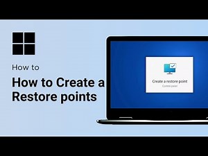 How to Create a Restore Point on windows 10/11