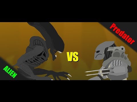 Predator Vs Xenomorph | Fight animation | Especial Halloween.pt1