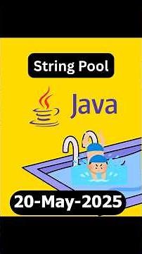 Day-140: Time to dive in String Pool #java #shorts