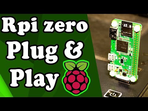 Setup Raspberry Pi zero w without micro HDMI & micro USB | Enable Plug and Play