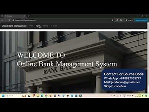 Bank Management Project in Java using JSP, Servlet, and MYSQL with source code and project report