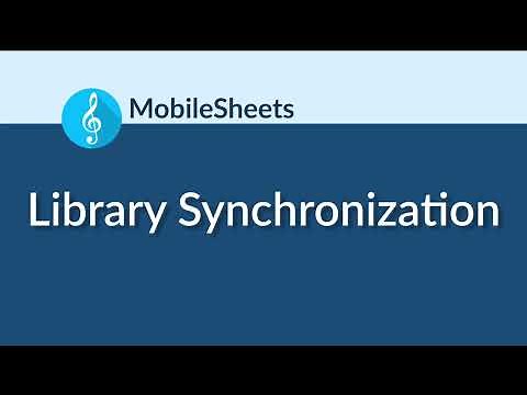 MobileSheets - Library Synchronization