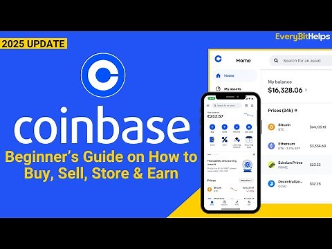 Coinbase Tutorial 2025: Beginners Guide on How to Use Coinbase to Buy, Sell & Earn Crypto