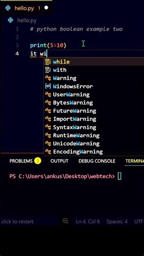Python Trick: When False Acts TRUE 😳 #shorts #youtubeshorts