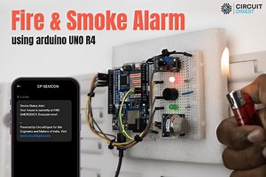How to build a Smoke and Fire Alarm System using Arduino with SMS Notification