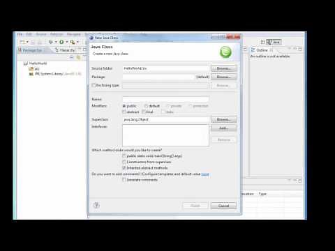 Java Tutorial #1 - Eclipse/Hello World
