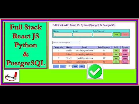 Building a Full Stack Web App with React JS, Python & PostgreSQL | Complete Guide