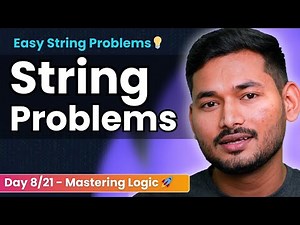 Solving String Problems JavaScript | Day 8/21 of Problem Solving with JS 🚀