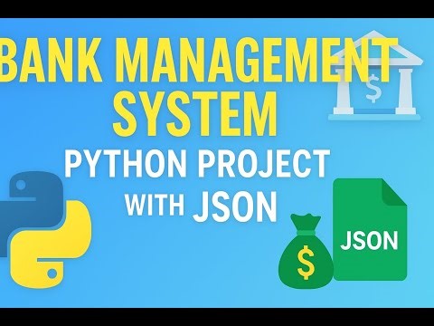 Bank Management System in Python | Full Project with JSON #ai #python #code #datascience @
