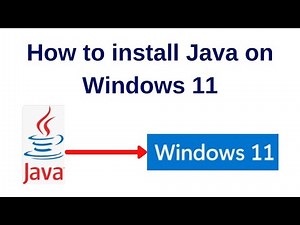 How to install Java on Windows 11