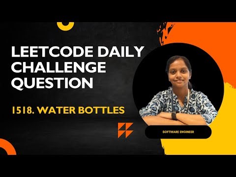 Leetcode | 1518 Water Bottles | Java | Simple Solution