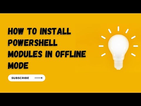 How To Install PowerShell Modules In Offline Mode | Install a nupkg module offline