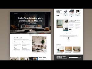 Build Responsive E-Commerce Landing Page Using HTML CSS & JavaScript