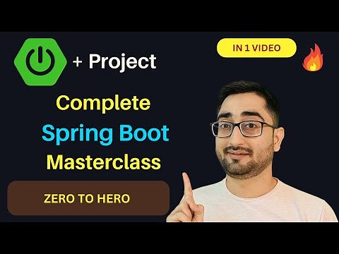 Complete Java Spring Boot Tutorial REST API With Thymeleaf | Hands On With Project