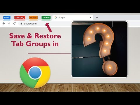How To Save Tab Groups in Google Chrome