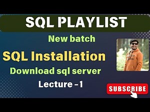 1 SQL Introduction | Install SQL Server