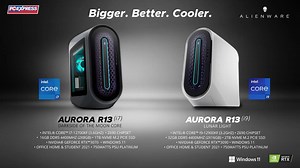 Featuring ALIENWARE AURORA R13 Gaming Desktop. Alienware’s first Cryo-Tech™ enabled desktop—with 12th Gen Intel® Core™ processors, a new chassis, improved thermal performance and quieter acoustics. Get yours at #PCExpress! For your orders and inquiries, Join our Viber community Group. bit.ly/PCXViberCommunity2 or just send to us a private message via messenger. ________________________ Shop at Lazada NVIDIA https://www.lazada.com.ph/shop/nvidia-geforce/ Shop at Shopee PC Express https://shopee.p