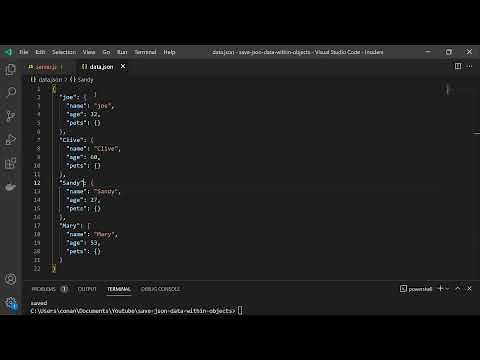How To Save Data To Nested Objects
