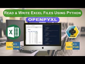 Read & Write Excel Files Using Python || Openpyxl Tutorial