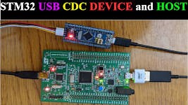 STM32 USB CDC Device & Host Communication | ControllersTech