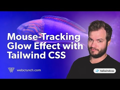 Tailwind CSS Mouse-Tracking Glow Effect with JavaScript
