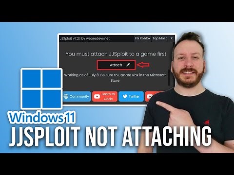 How To Fix Windows 11 JJSploit Not Attaching