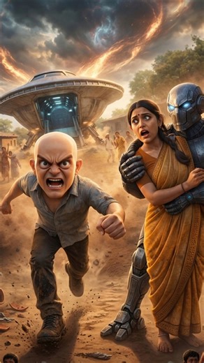 Alien kidnapped the girl from the village... then Lakha reached there 👽🔥