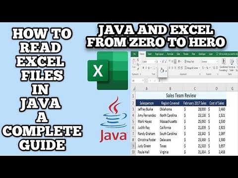How to Read Excel in Java | Reading XLS Files in Java | Java Read Excel File | read excel files java