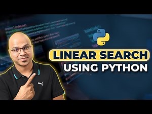 Linear Search using Python | Python Tutorial for Beginners 68