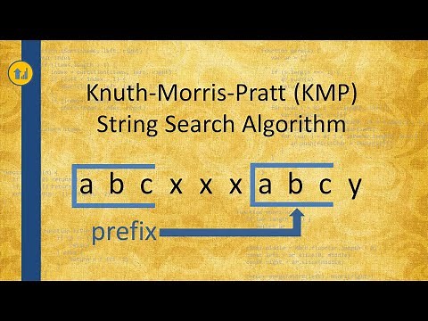 Knuth Morris Pratt (KMP) String Search Algorithm - tutorial with failure function in Java