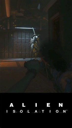 Bolt Gun vs Xenomorph | Alien: Isolation #shorts #alien #aliens #xenomorph #alienisolation