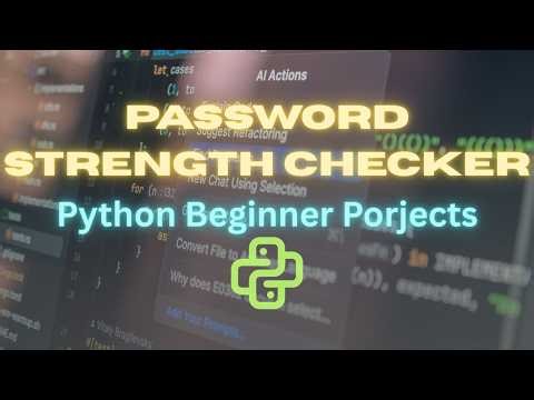 Python Password Strength Checker | Python Explained Clearly – Foundations | ‪@ExcitedNuclei‬