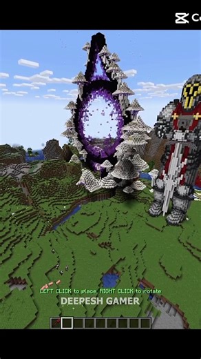 buildPaste - instant Structures shorts videos minecraft 😍