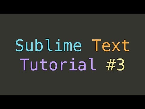 Sublime Text Goto Anything (Tutorial #3)