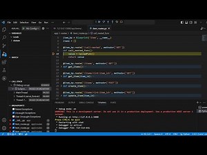 How to Debug Python Flask Application in Visual Studio Code | Tracing the request flow
