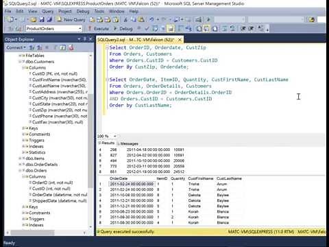 Querying Multiple Tables with SQL