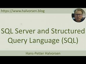 SQL Server and Structured Query Language (SQL)