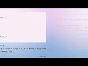 How to Effectively Display JSON Data Using jQuery